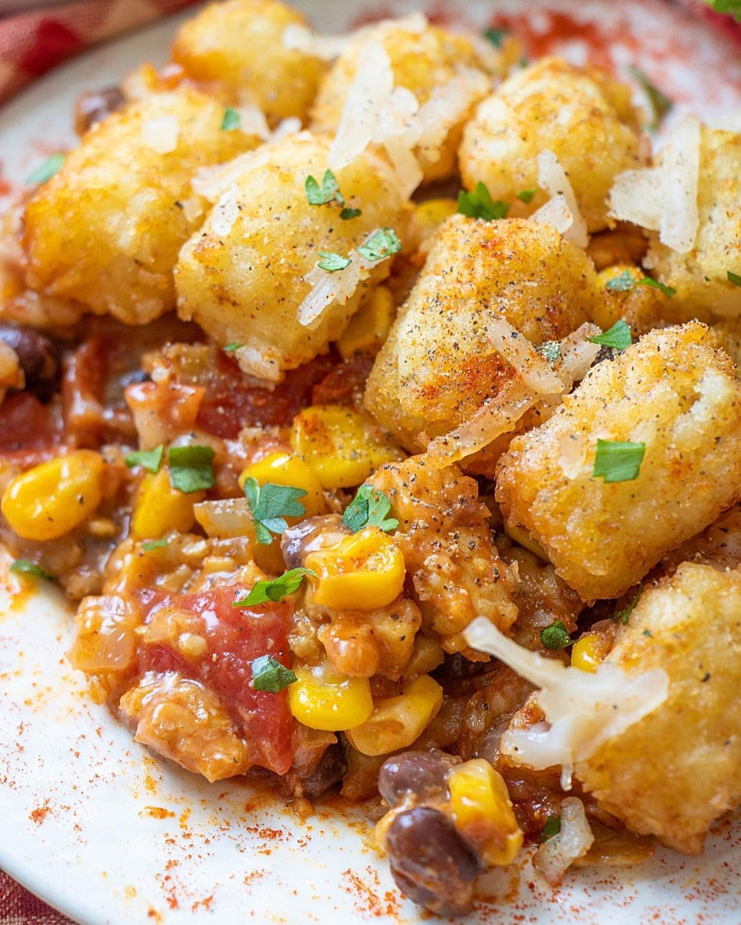 Vegan Tater Tot Casserole