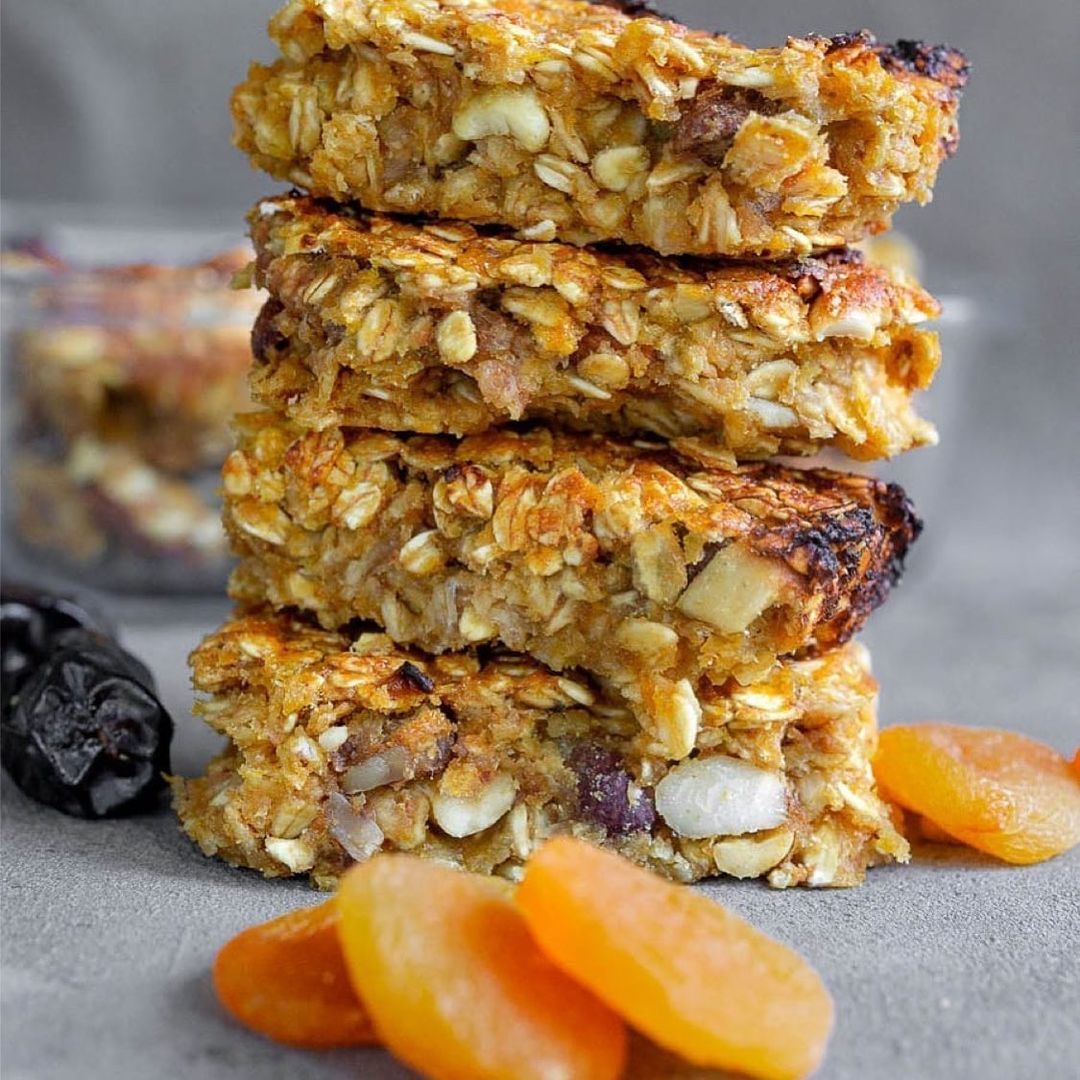Gooey Apricot and Date Flapjacks
