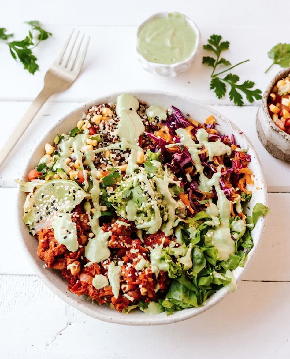 Bbq Jackfruit Burrito Bowl