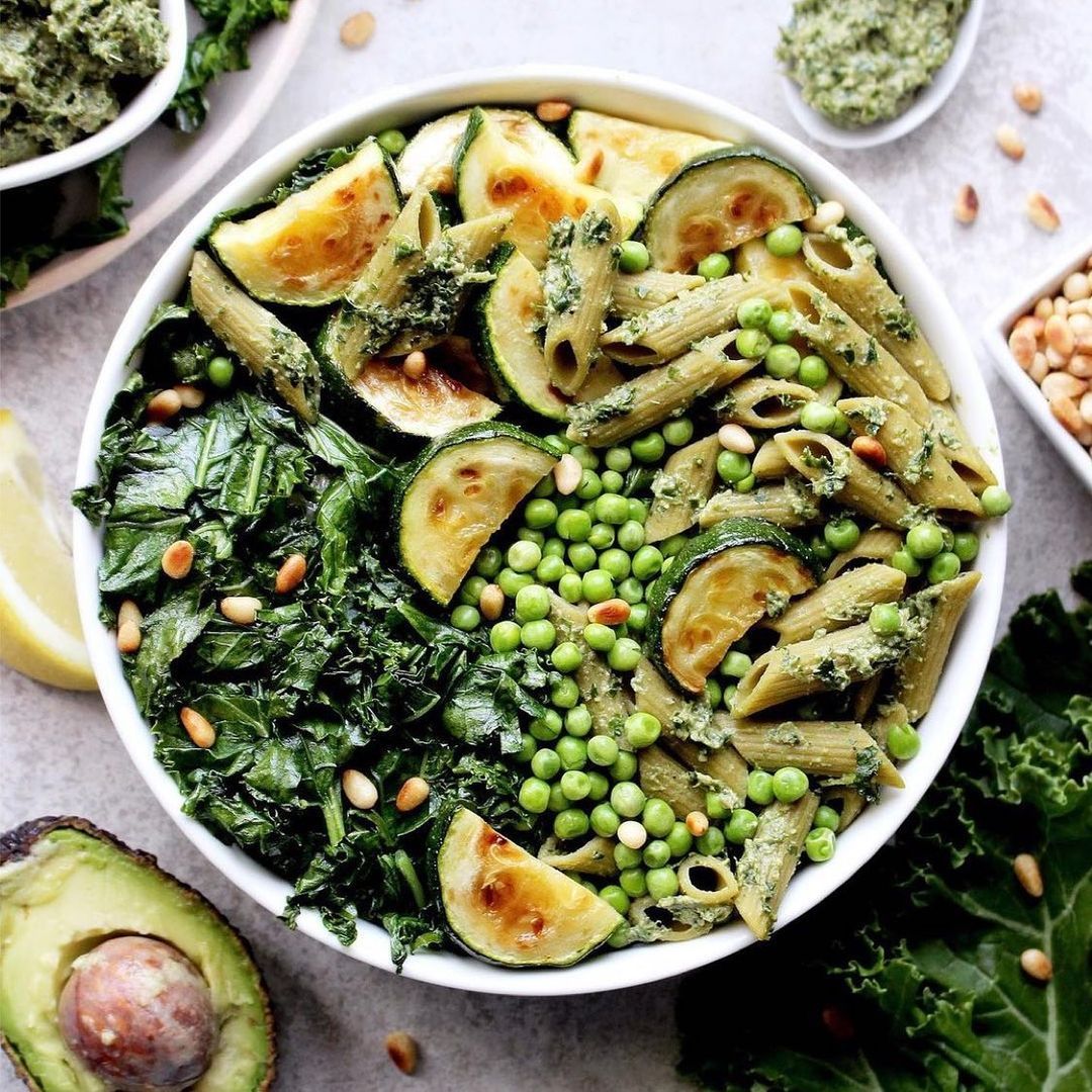 Vegan Green Goddess Pesto Bowl