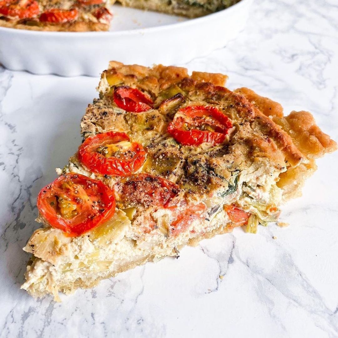 Vegan Quiche with Spelt Crust