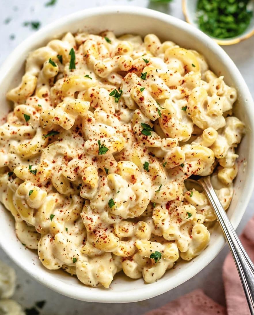 Vegan Cauliflower Mac and Cheese
