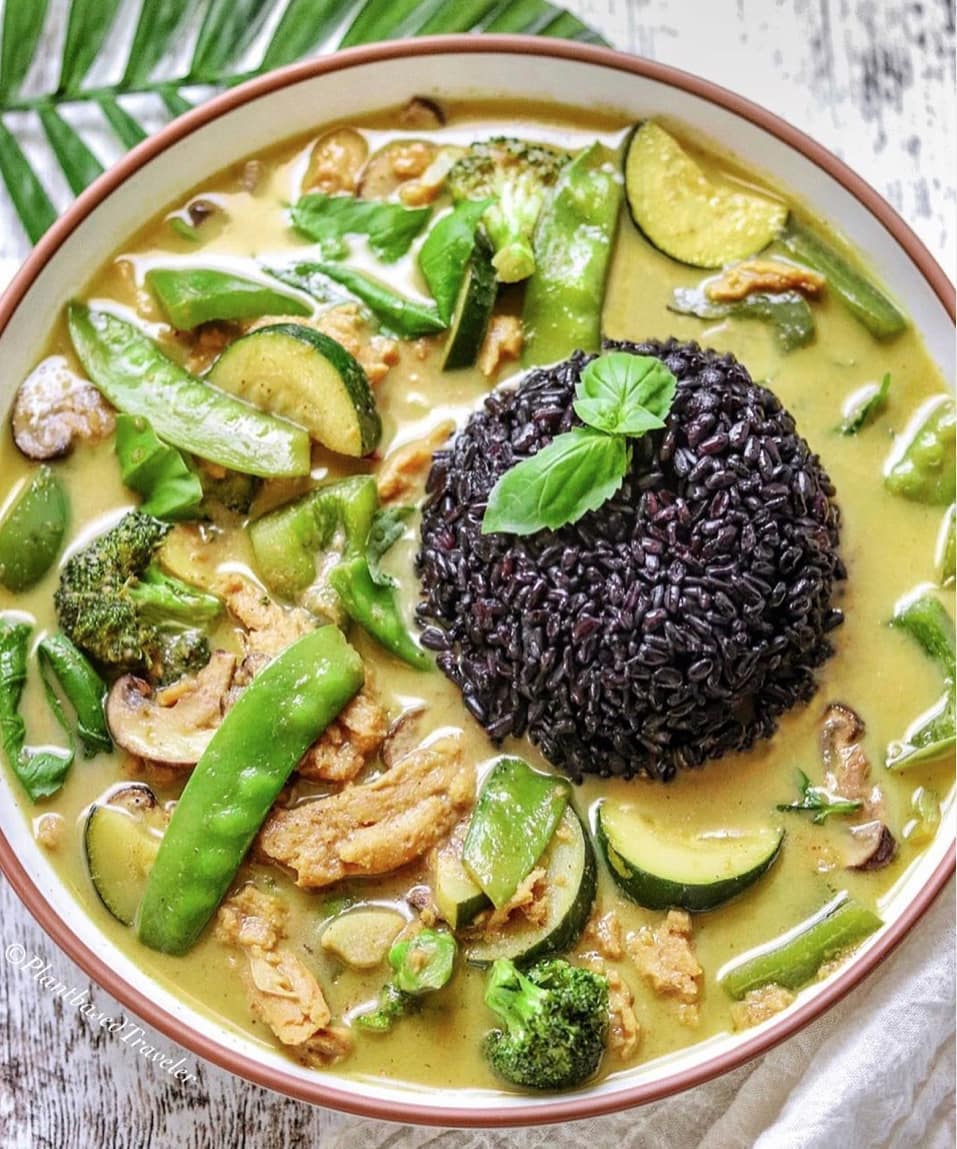 Vegan Green Thai Vegetable Curry