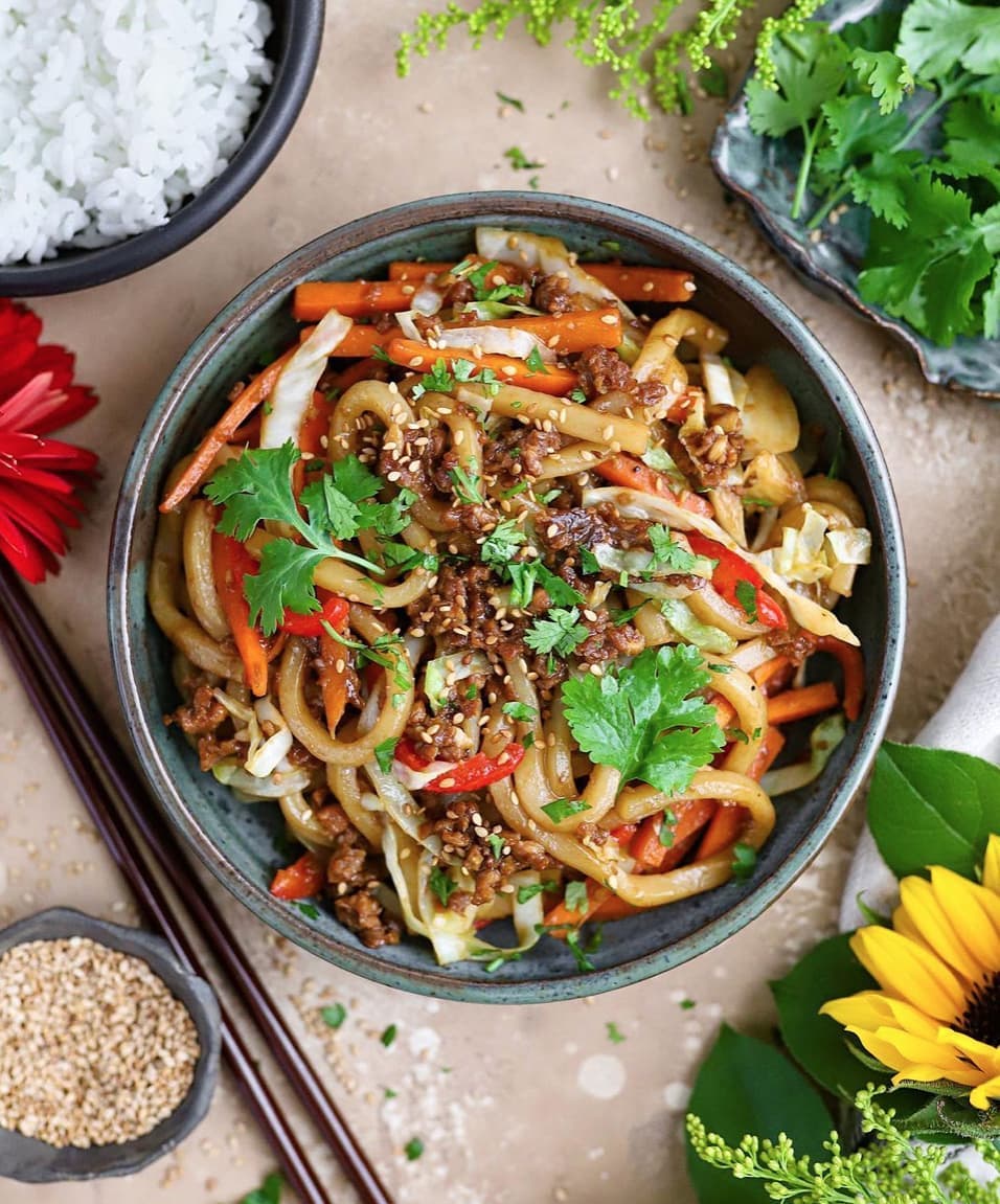 Udon Noodle Stir Fry