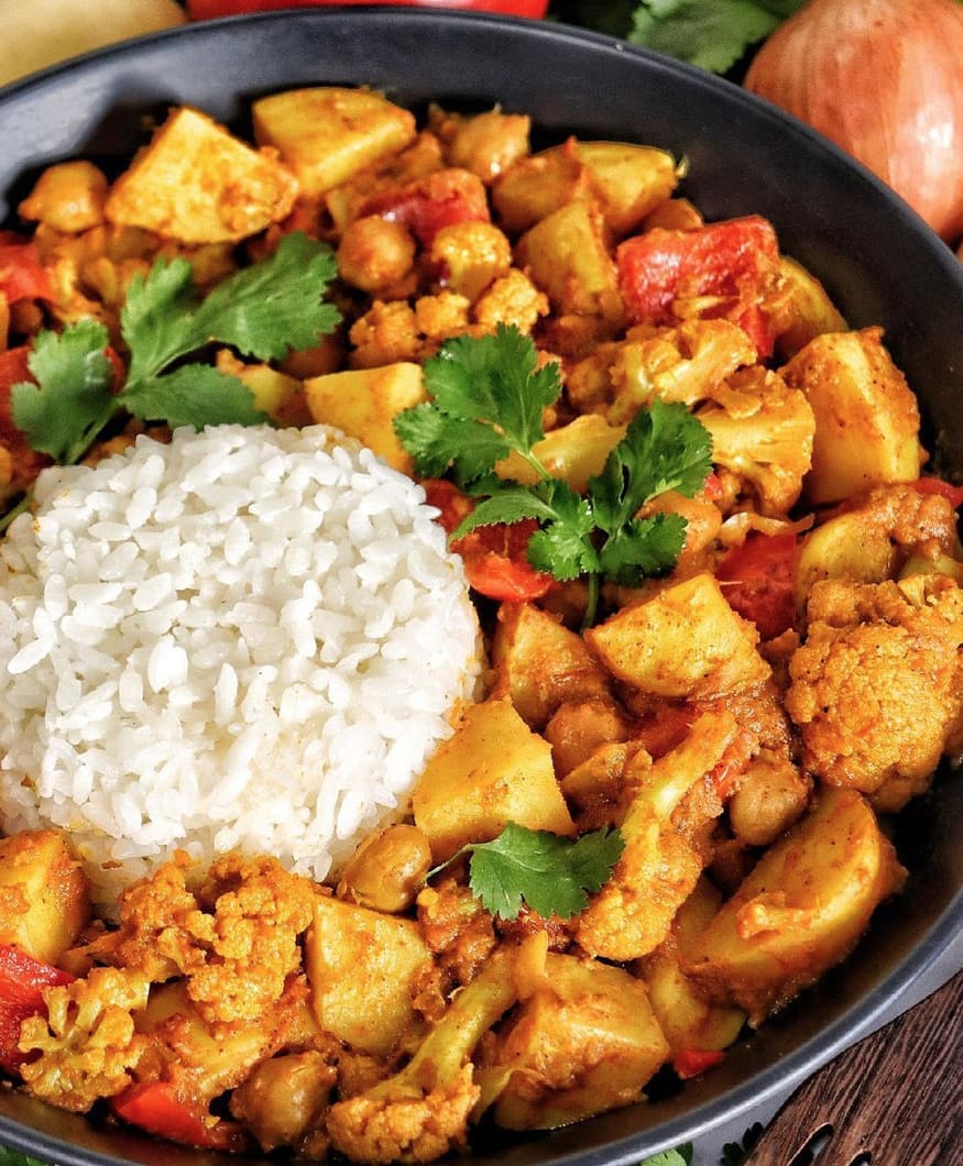 Easy Potato Cauliflower Curry