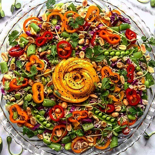Summer Coconut Rice Salad