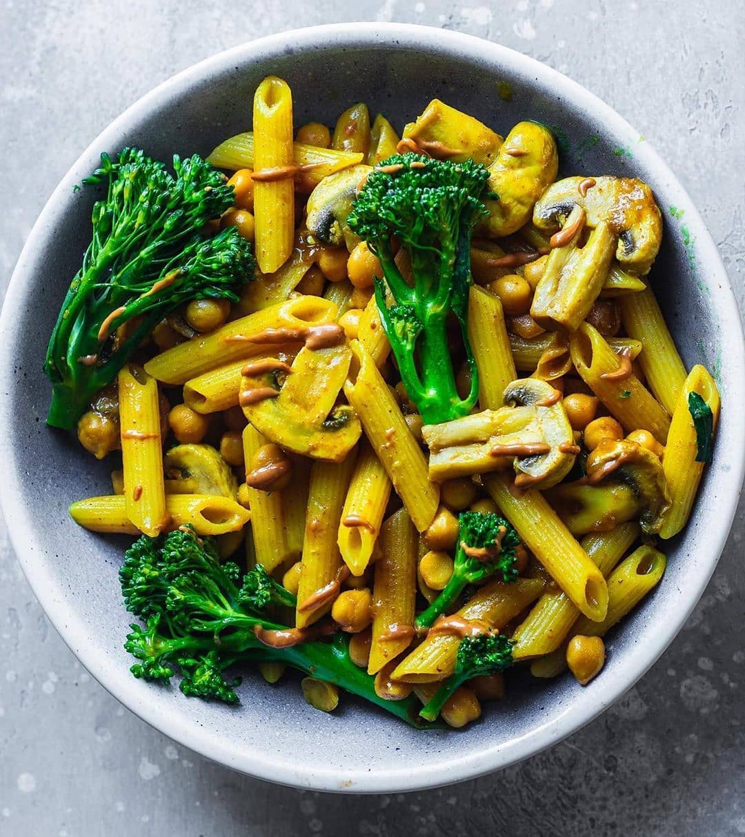 Vegan Creamy Turmeric Pasta
