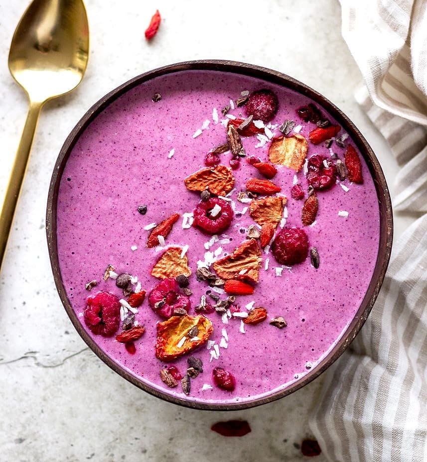 No Banana Berry Smoothie Bowl