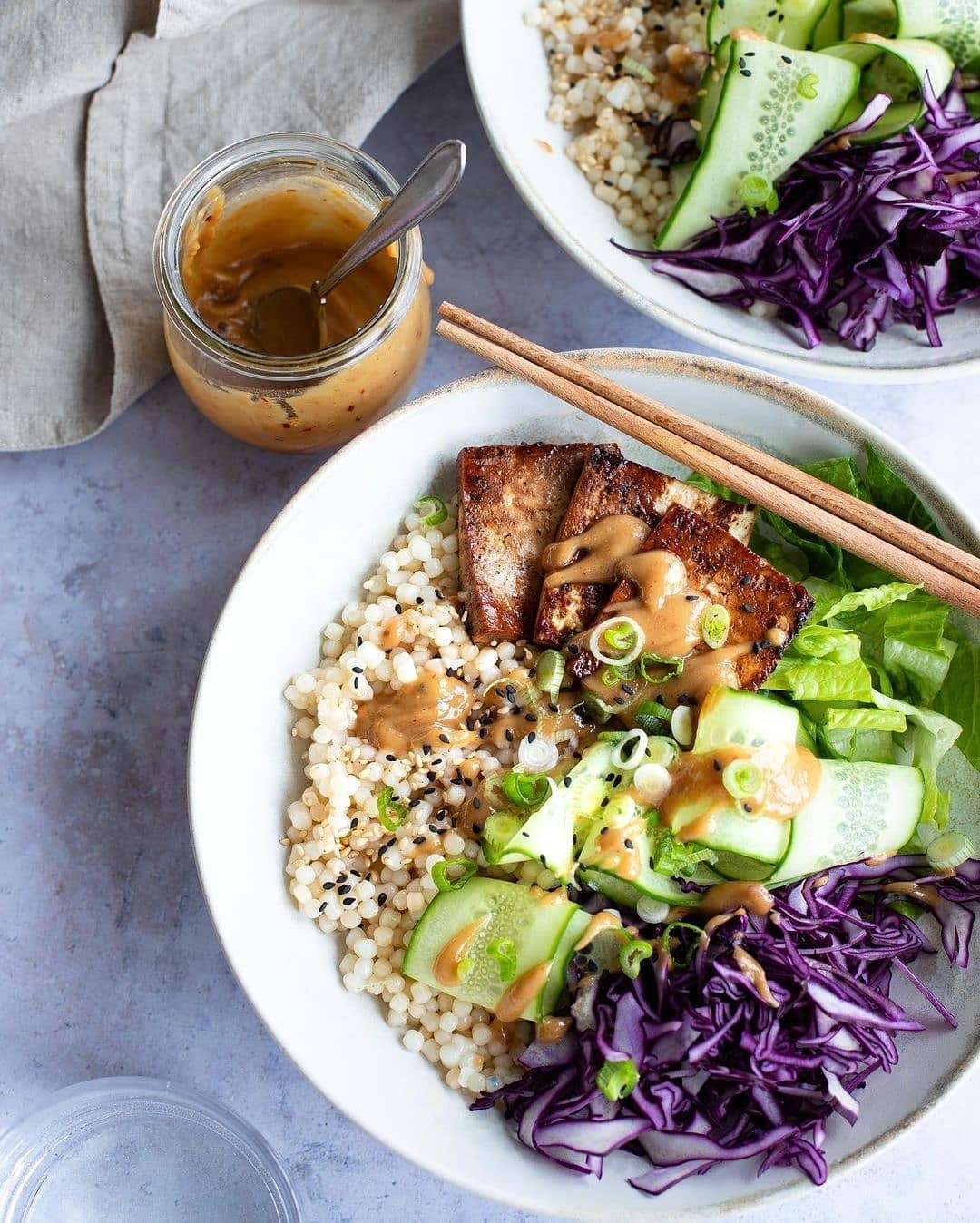 Vegan Buddha Bowl with Sticky Tofu