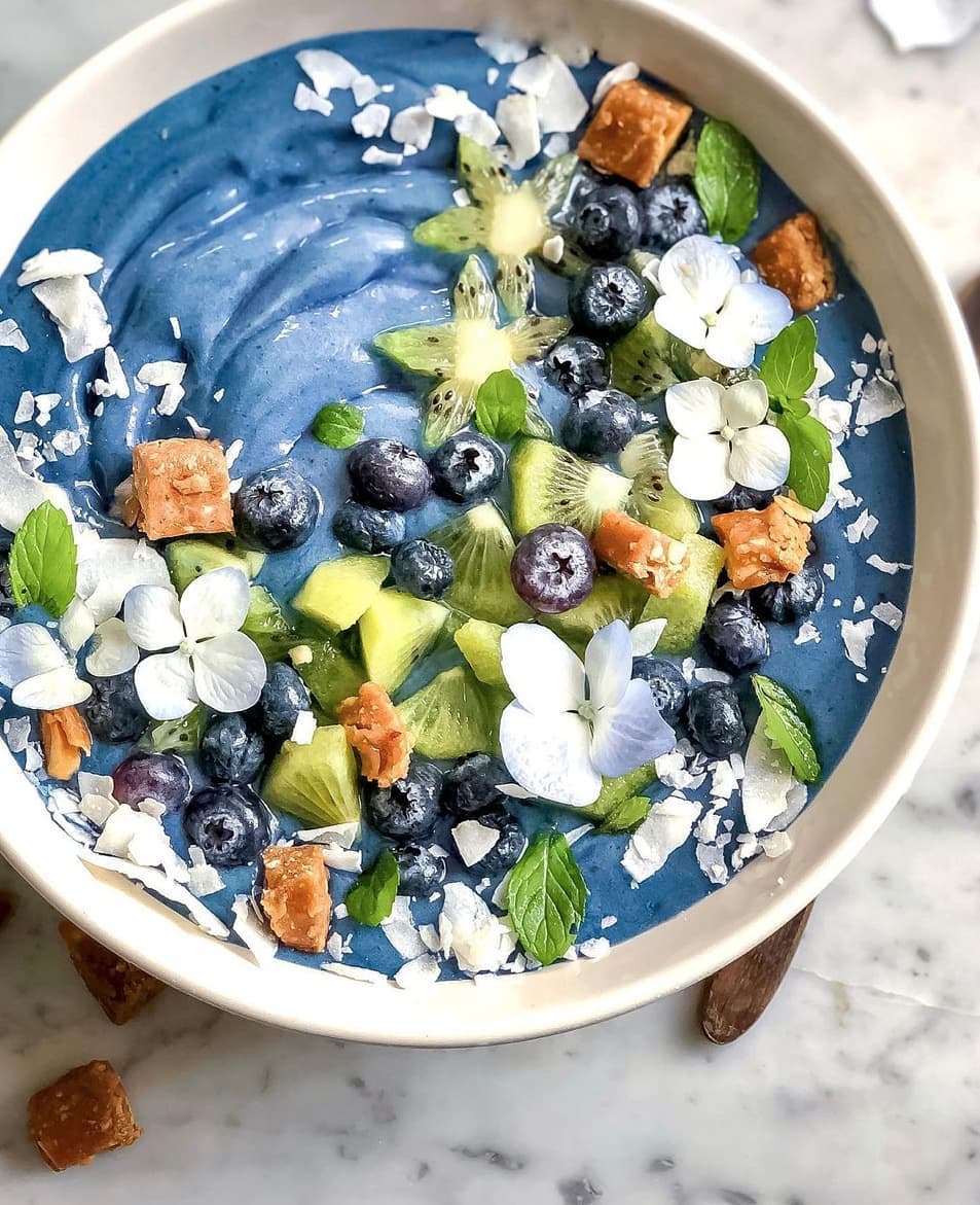 Ocean Blue Nice Cream Bowl