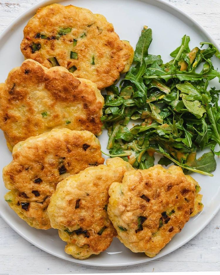 Corn and Scallion Fritters