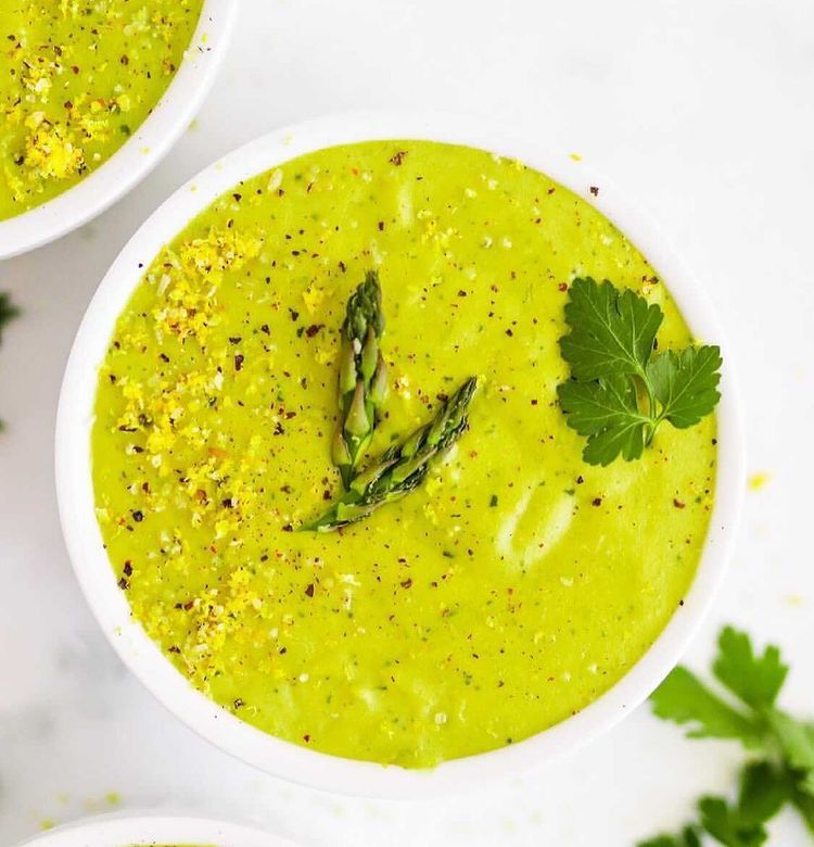 Creamy Green Asparagus Soup