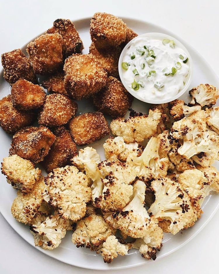 Vegan Baked Tofu Nuggets
