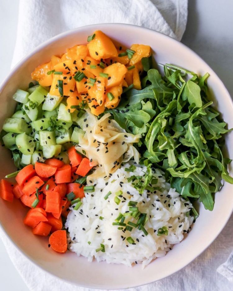 Mango Ginger Rice Bowl