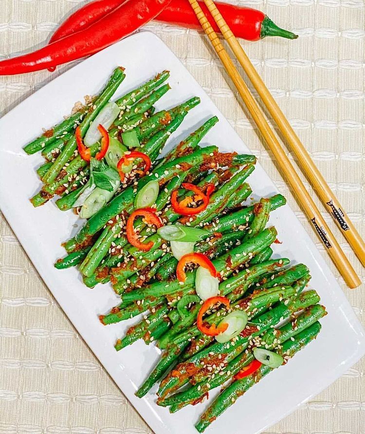 Chili and Sesame Green Beans