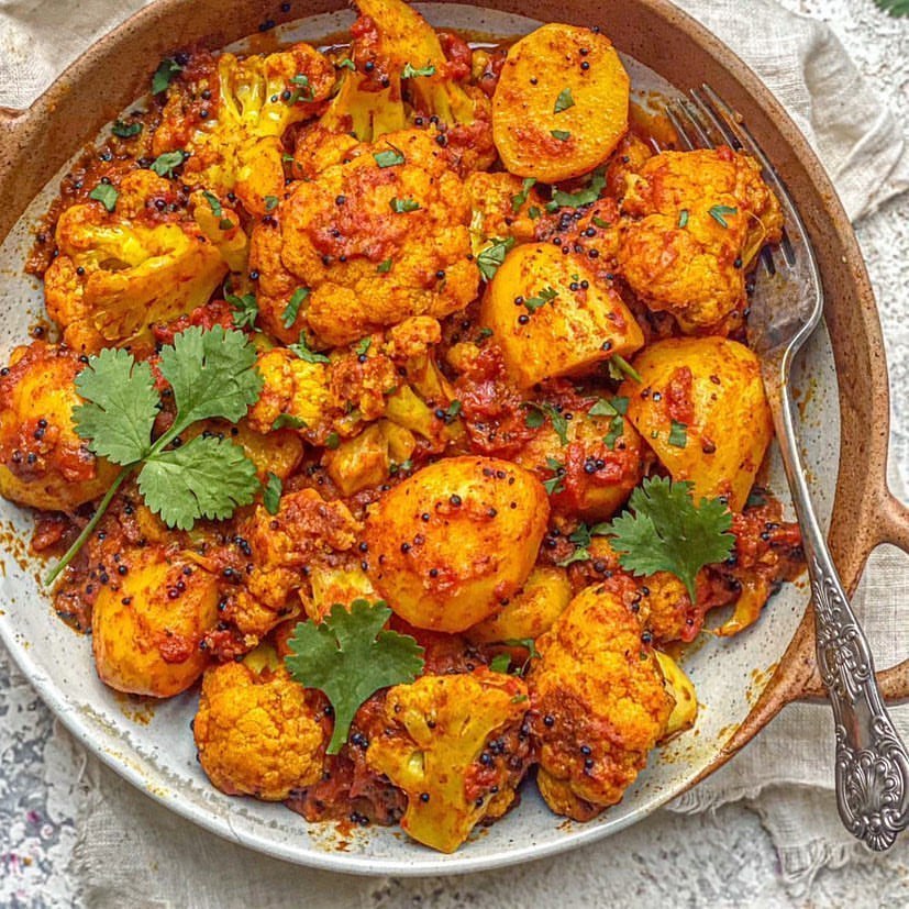 Potato and Cauliflower Curry