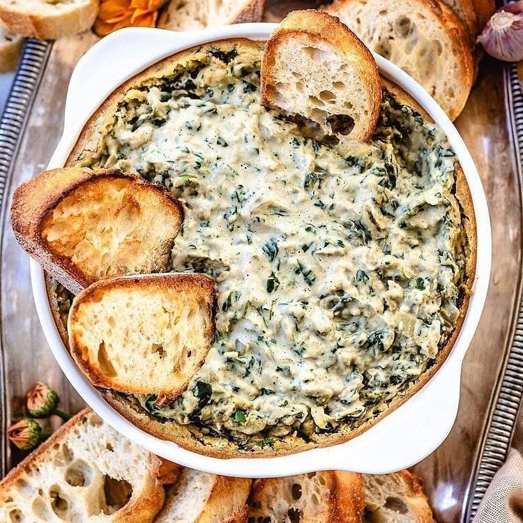 Vegan Spinach and Artichoke Dip