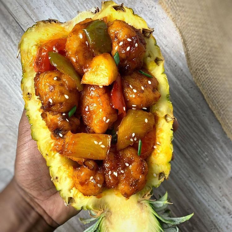Sweet and Sour Pineapple Cauliflower