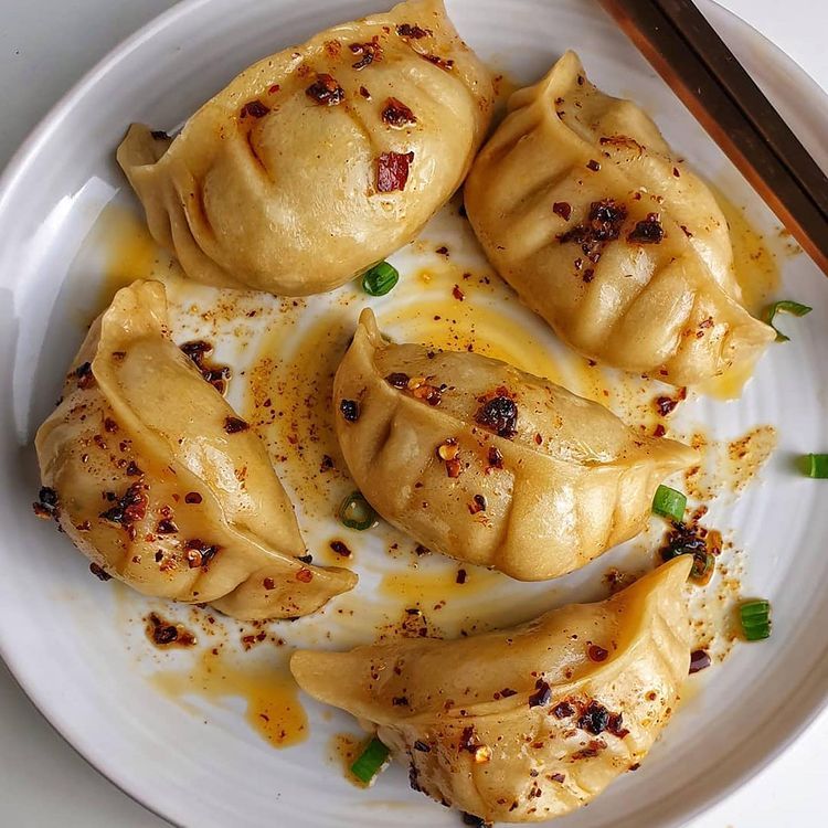 Vegan Miso Cauliflower Dumplings