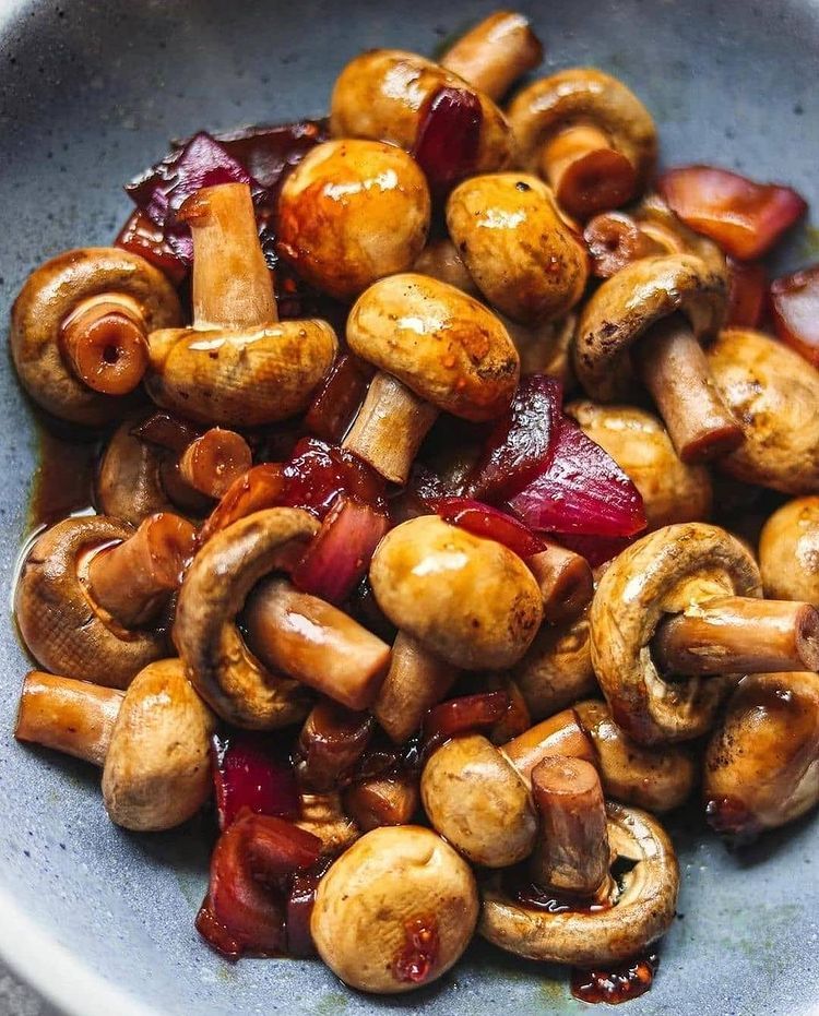 Delicious Miso Glazed Mushrooms
