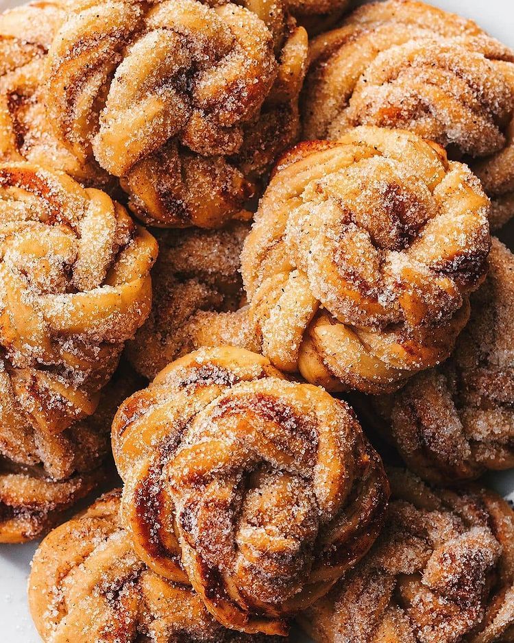 Swedish Style Cinnamon Cardamom Sugared Buns