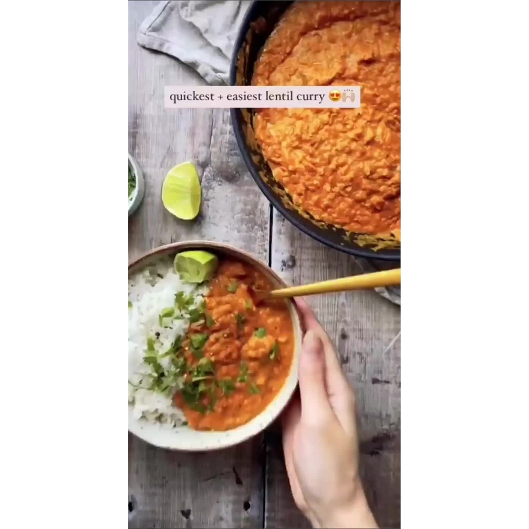 Easy Coconut Lentil Dal