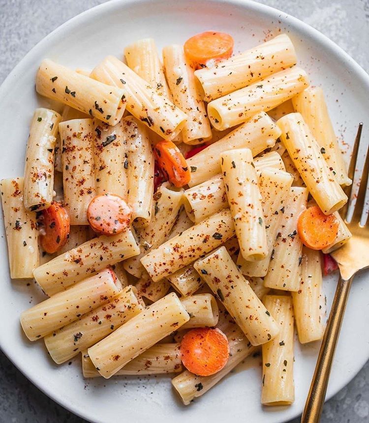 Vegan Lemon Rigatoni Pasta