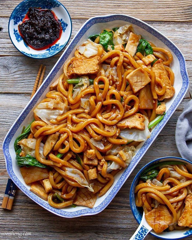 Vegan Kl Hokkien Mee Stir-Fry