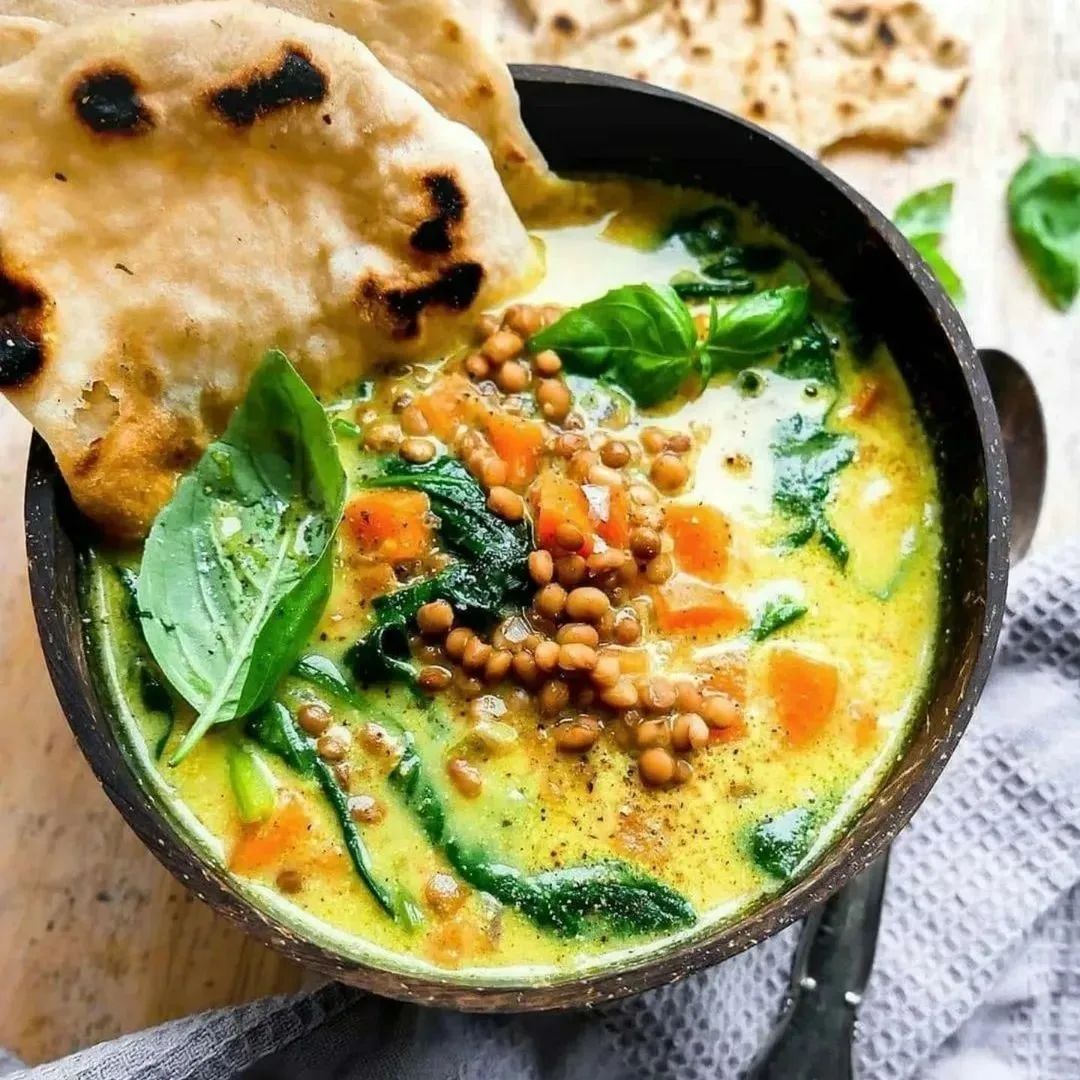 Quick Curry Lentil Soup with Veggies