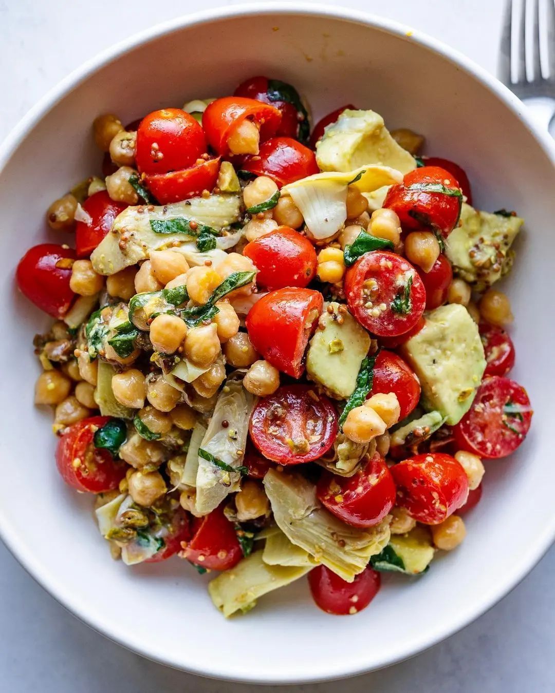 High-Protein Tomato and Basil Salad