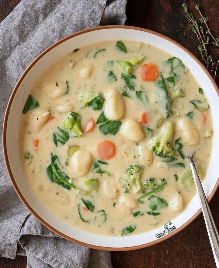 Cozy Creamy Vegetable Gnocchi Soup