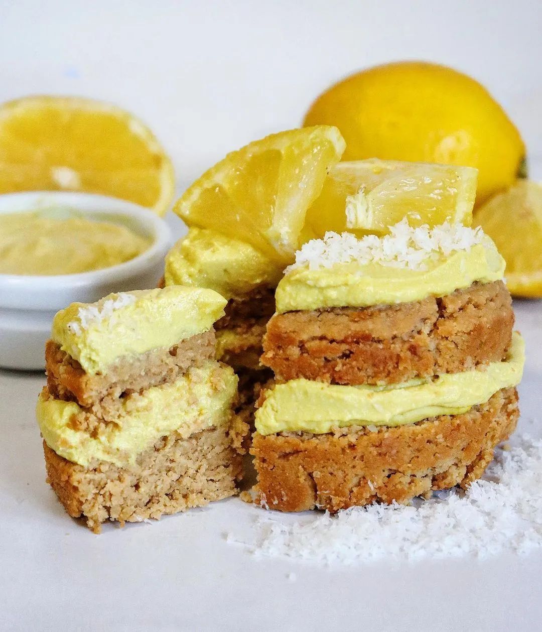 Single-Serve Lemon Protein Cake