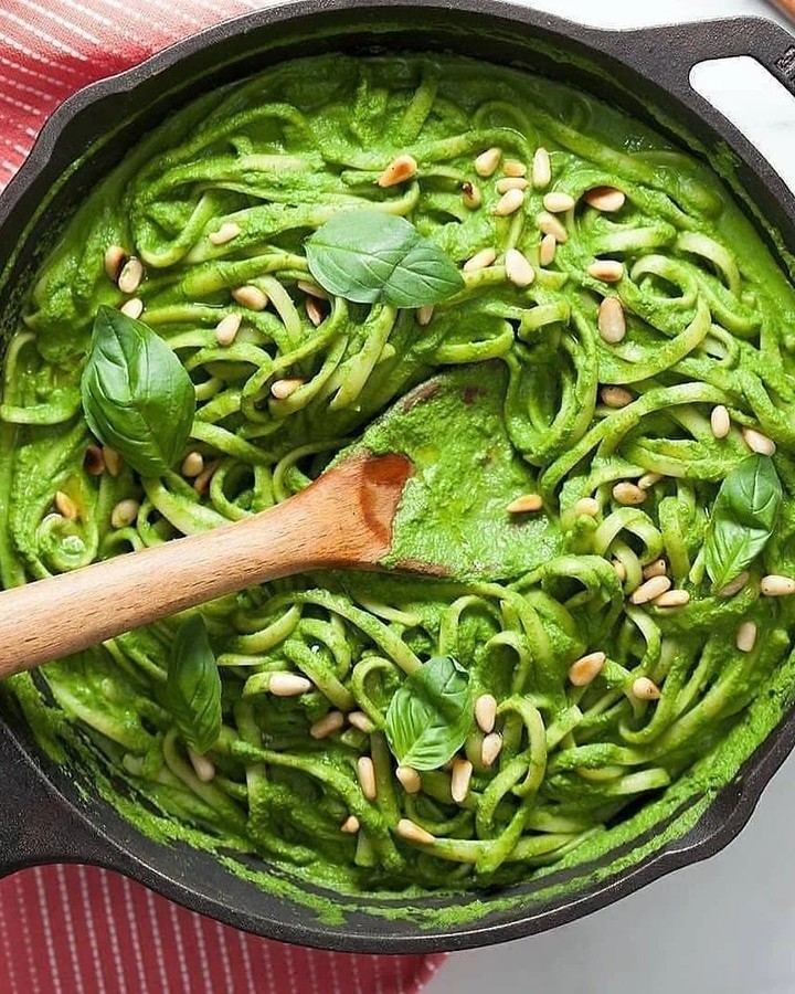 Super Green Linguine Pasta
