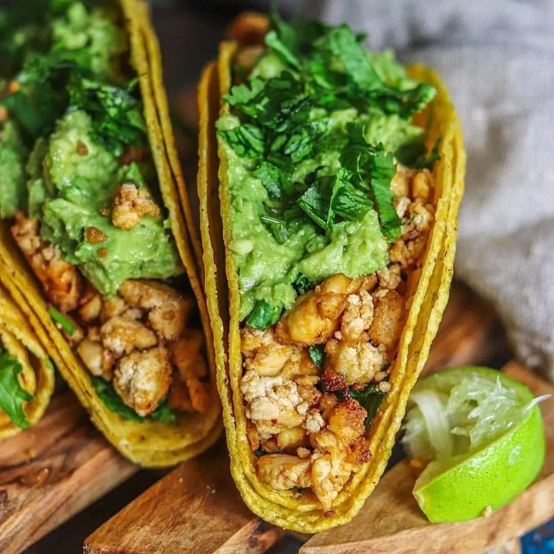 Baked Tofu Tacos with Asian Marinade
