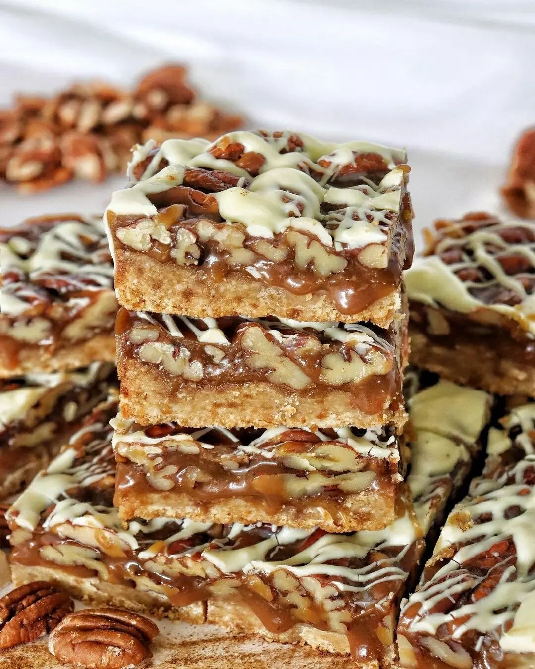 White Chocolate Pecan Pie Bars