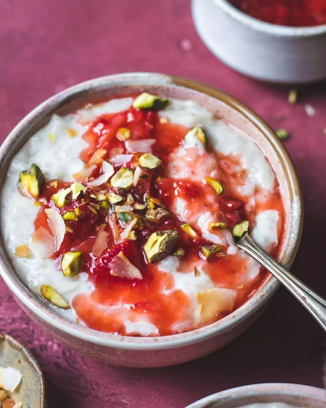 Sticky Coconut and Cardamom Rice Pudding