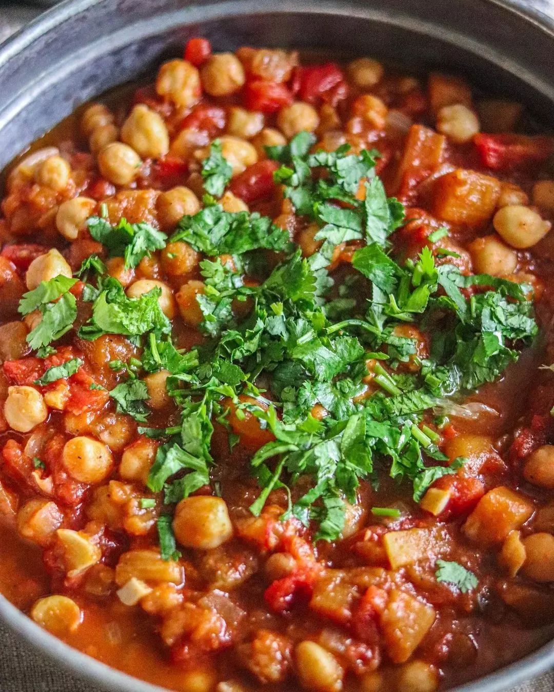 Vegan Eggplant Chickpea Masala