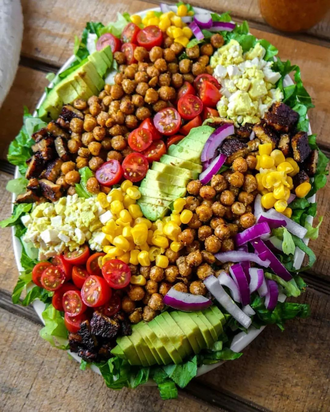 Vegan Cobb Salad with Tofu Eggs