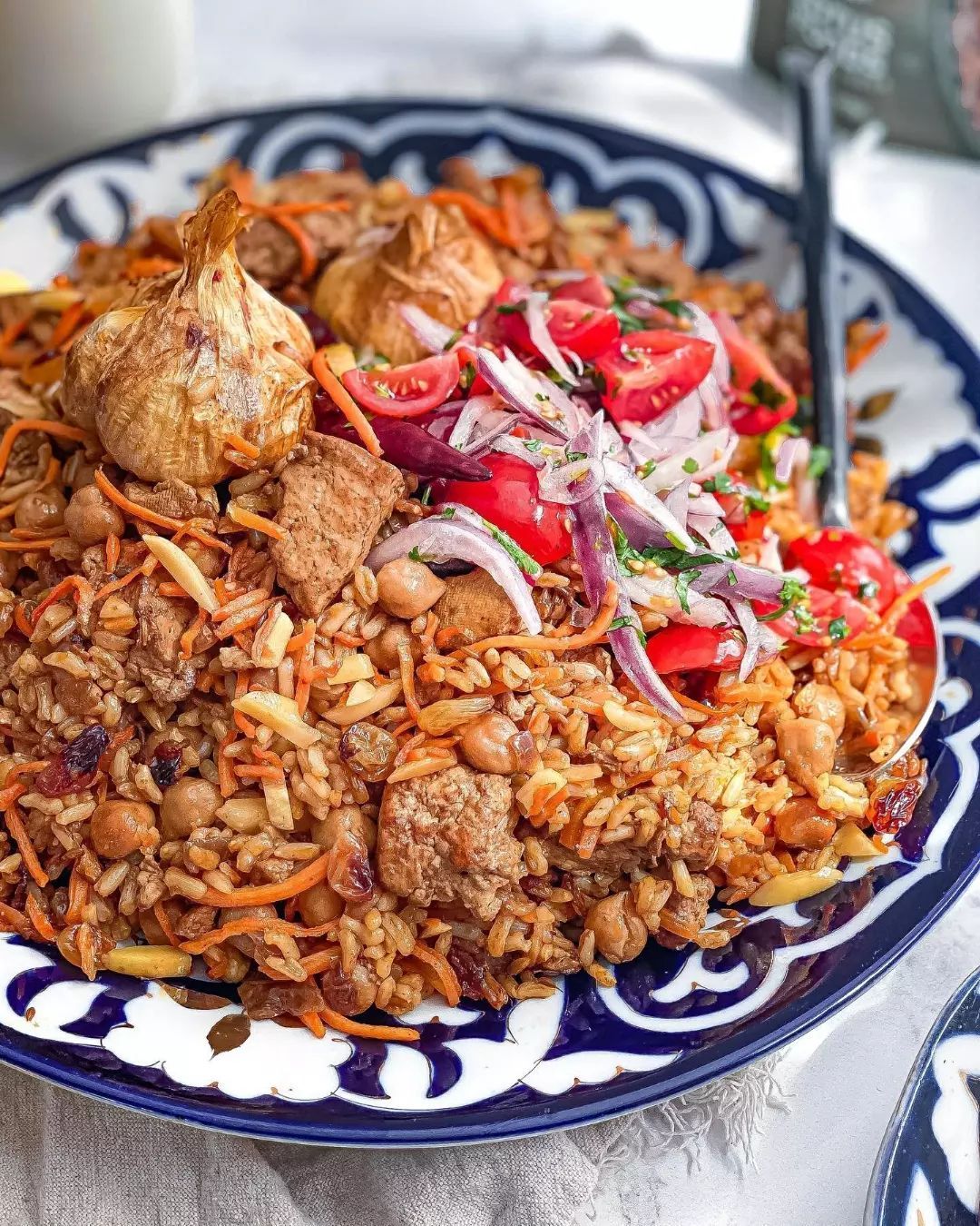 Uzbek Plov Rice Dish