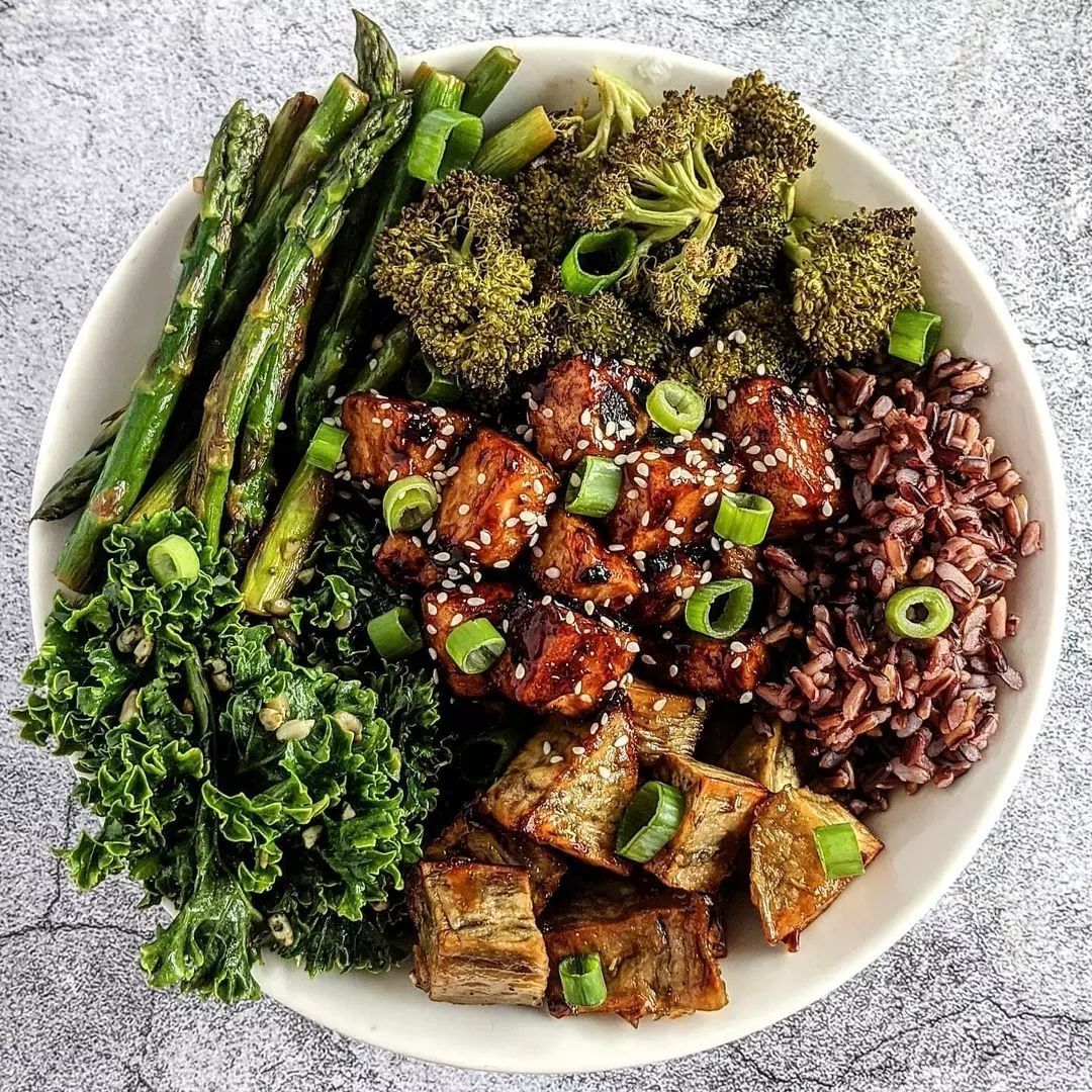 Sticky Tofu Buddha Bowl