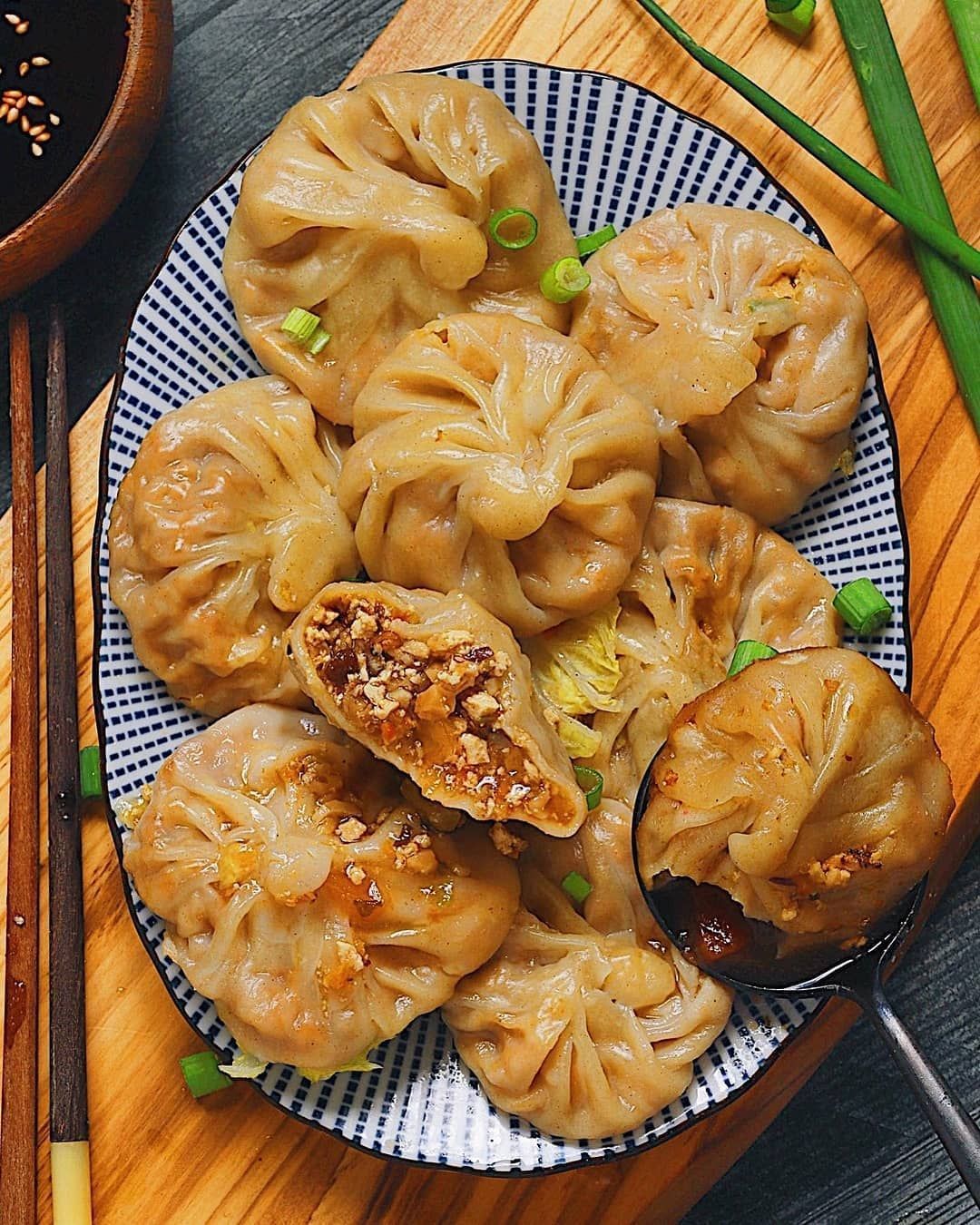 Homemade Vegan Xiao Long Bao Dumplings