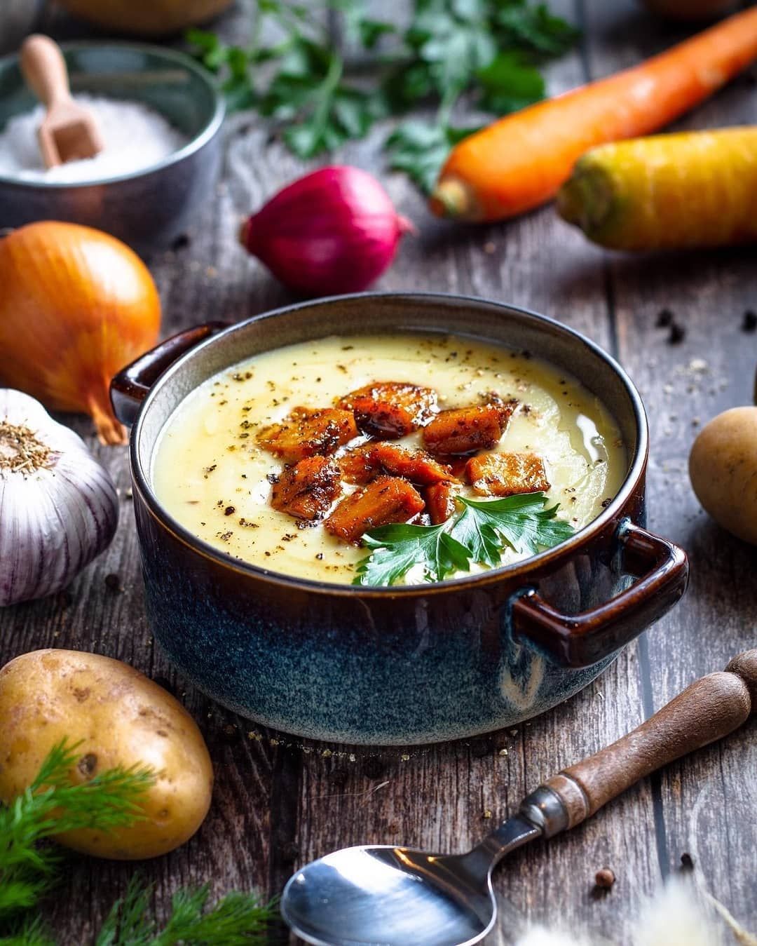 Vegan Creamy Potato Soup