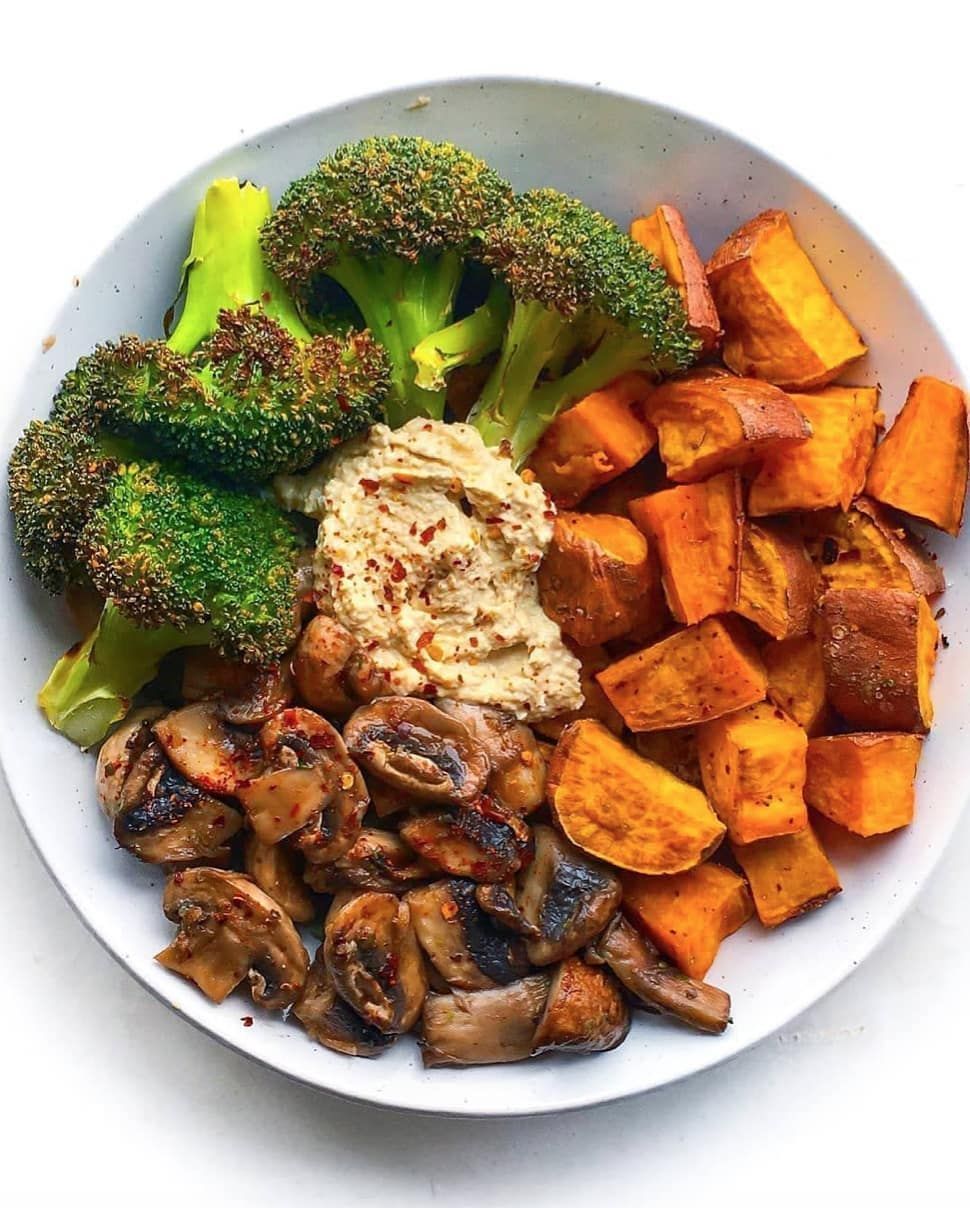 Roasted Sweet Potato Vegetable Bowl
