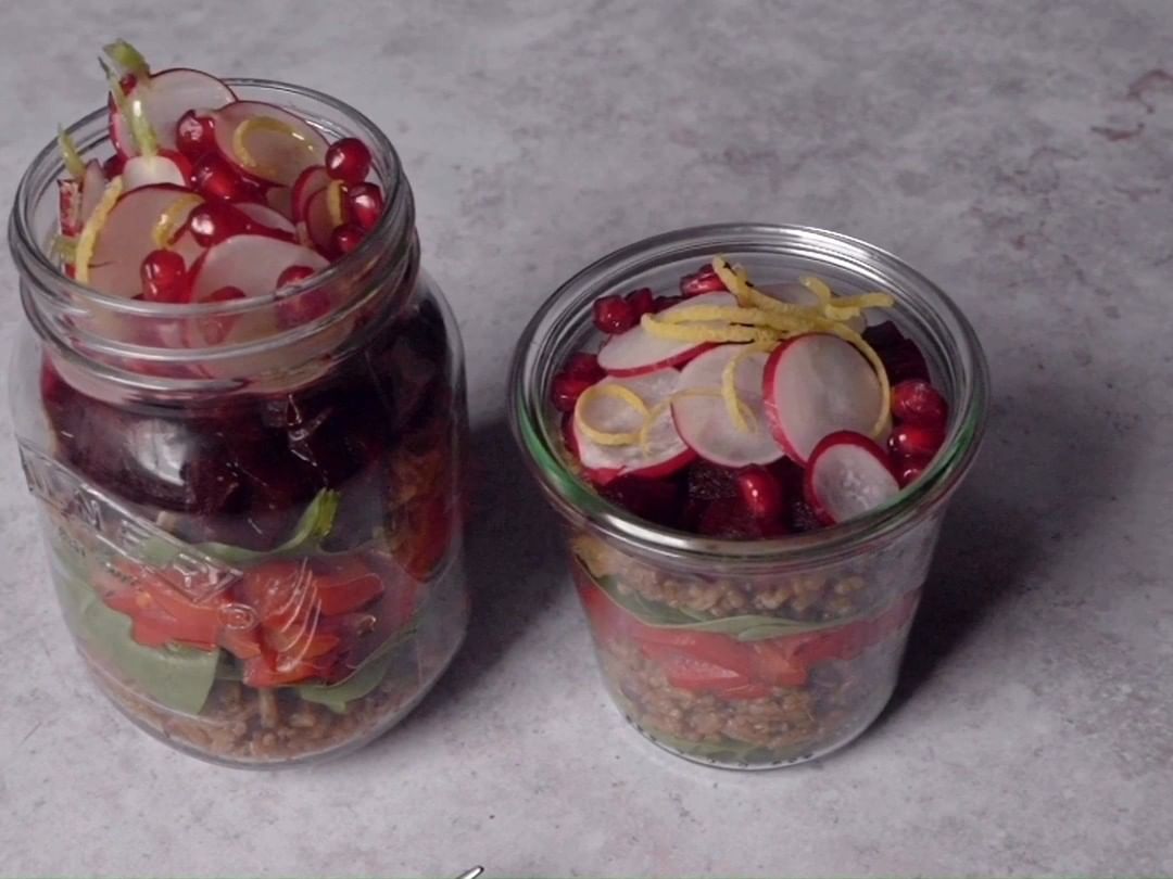 Red Rainbow Salad