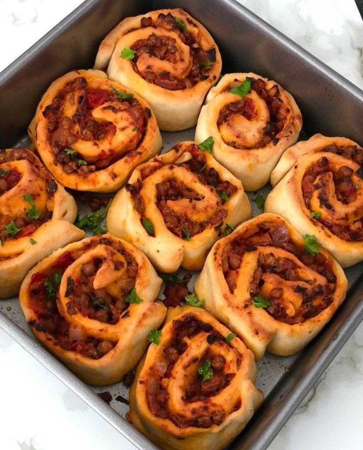 Homemade Baked Vegan Lentil Rolls