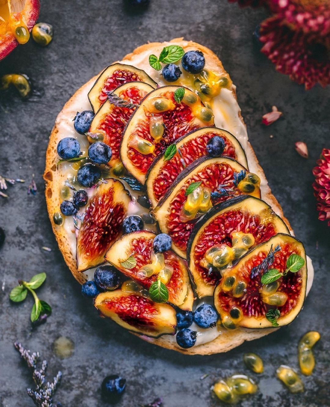 Vegan Fruit and Yogurt Toast