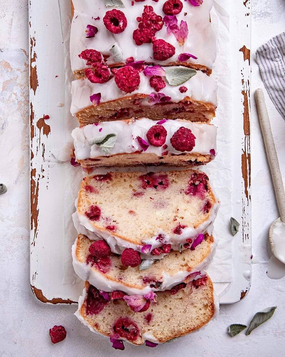 Easy Summer Raspberry Loaf Cake