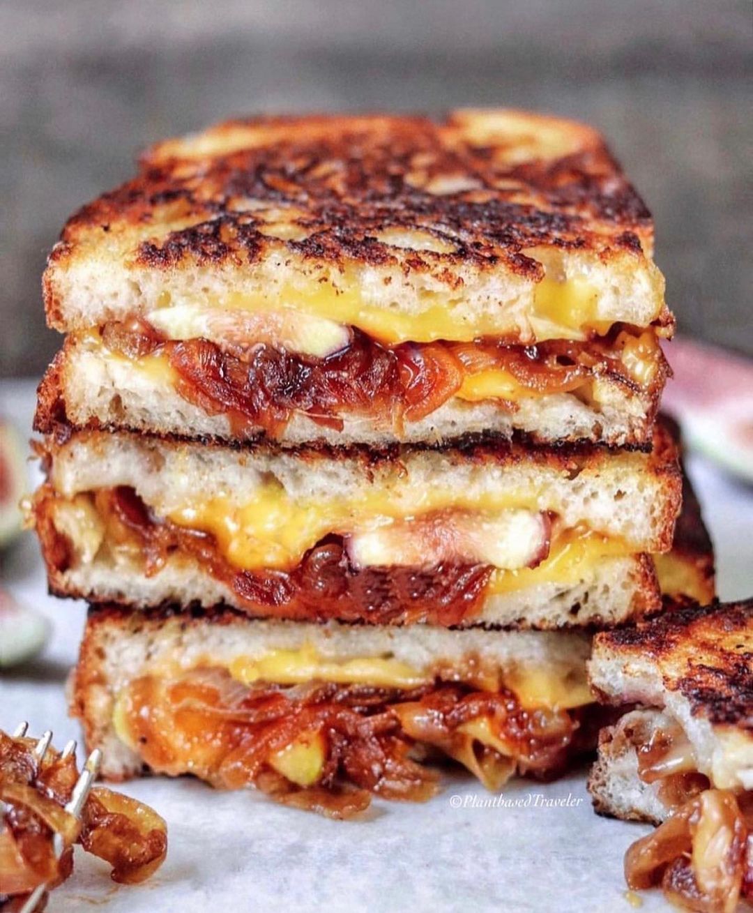 Grilled Cheese with Caramelized Onions