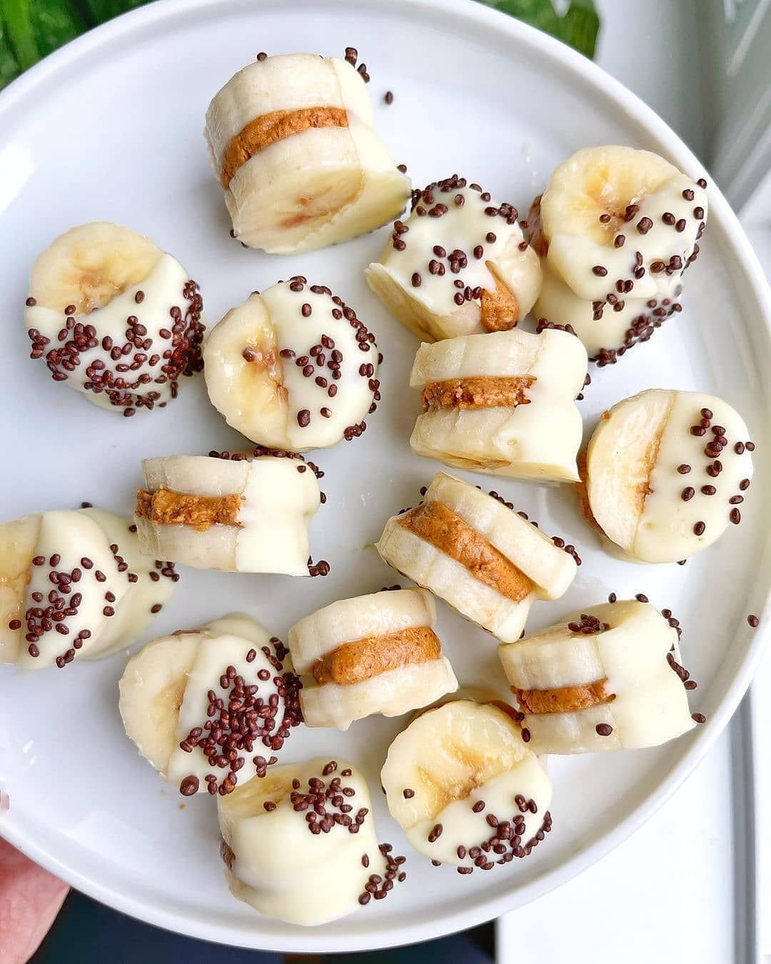 Frozen Protein Banana Bites