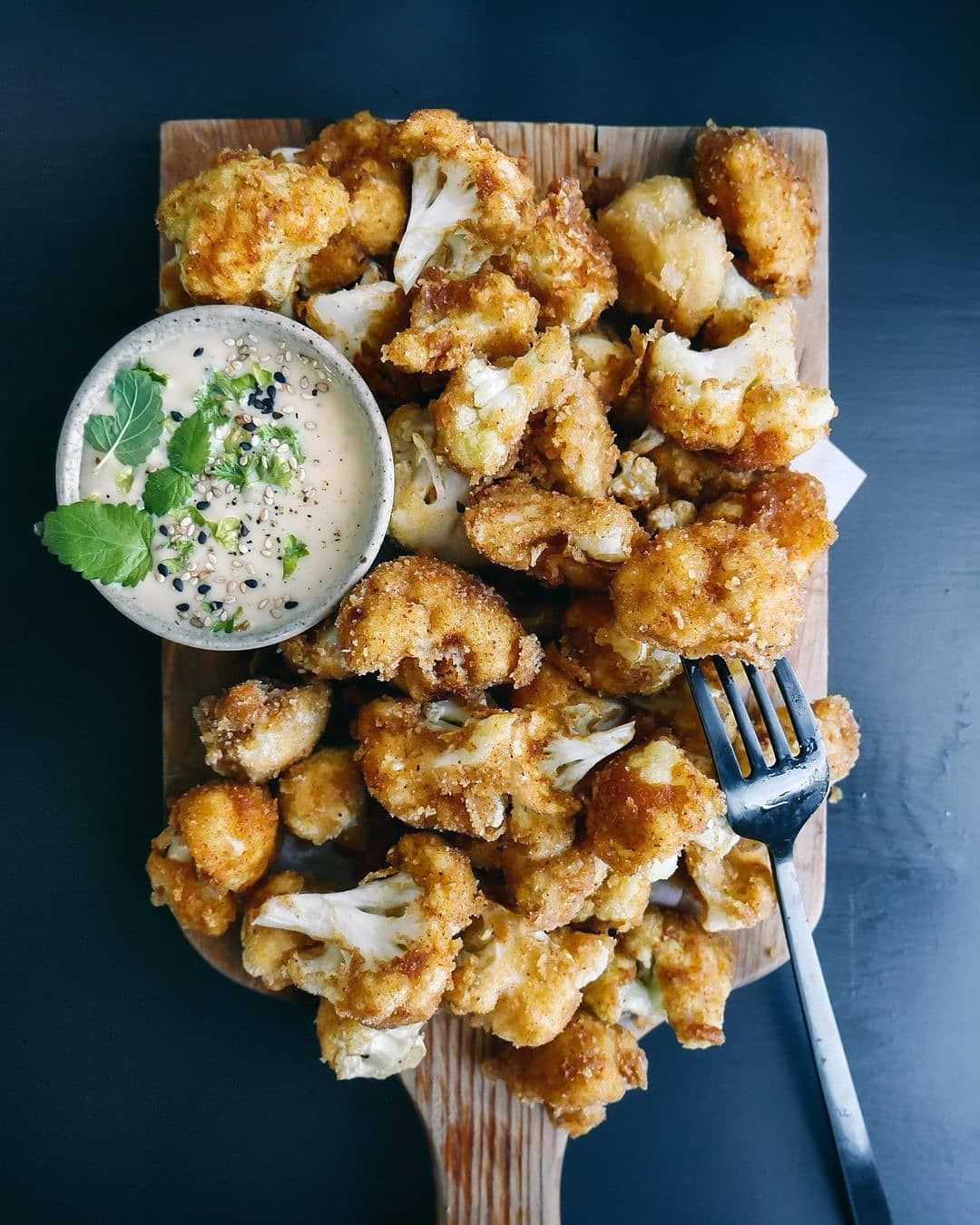 Crispy Fried Cauliflower Wings